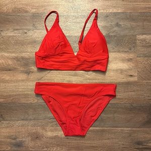 Aerie Red Bikini Set